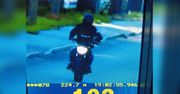 Pościg za motocyklistą. Potrącił policjanta i uciekł