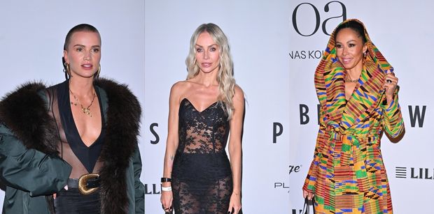 Gwiazdy lansują się na pokazie mody: prześwitująca Agnieszka Woźniak-Starak, wzorzysta Omenaa Mensah, mroczna Maffashion (ZDJĘCIA)