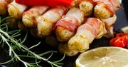Takich szaszłyków jeszcze nie jadłaś. Chrupiący boczek, kremowe halloumi i soczysta cukinia