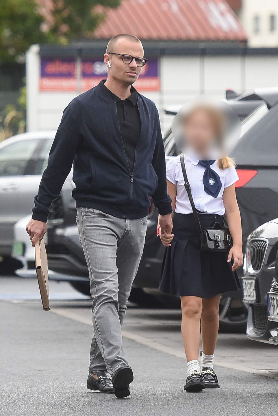 Marcin Hakiel z córką