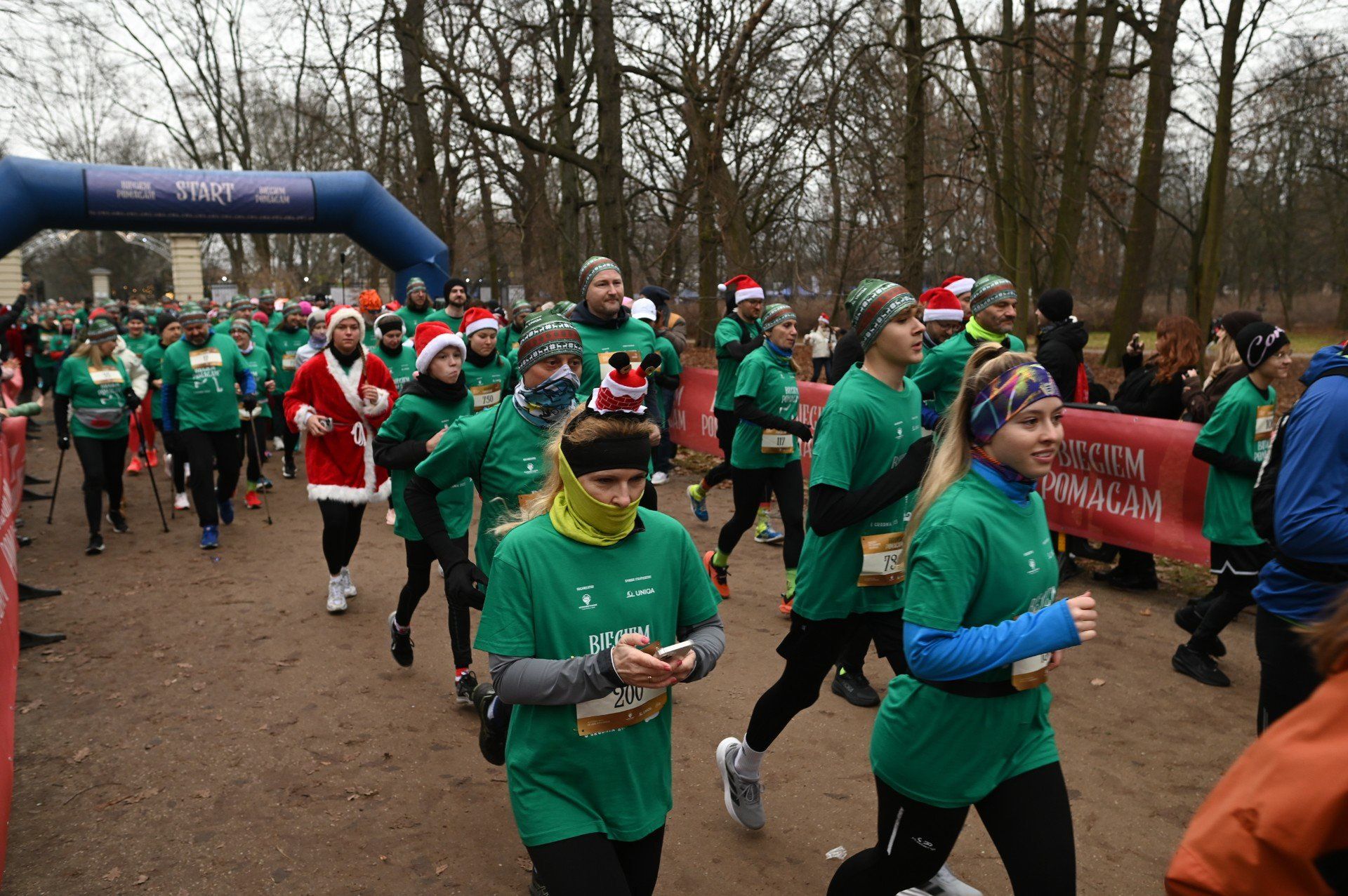 Tak wyglądał tegoroczny Bieg Pomocników św. Mikołaja