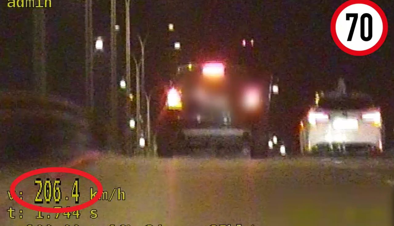 Młody Ukrainiec gnał 206 km/h. Szaleńczy rajd w Warszawie nagrany