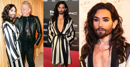 Conchita Wurst w "szlafroku" na gali w Berlinie (ZDJĘCIA)