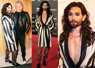 Conchita Wurst w "szlafroku" na gali w Berlinie (ZDJĘCIA)