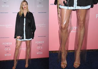 Anja Rubik w przeźroczystych spodniach z... folii?! (ZDJĘCIA)