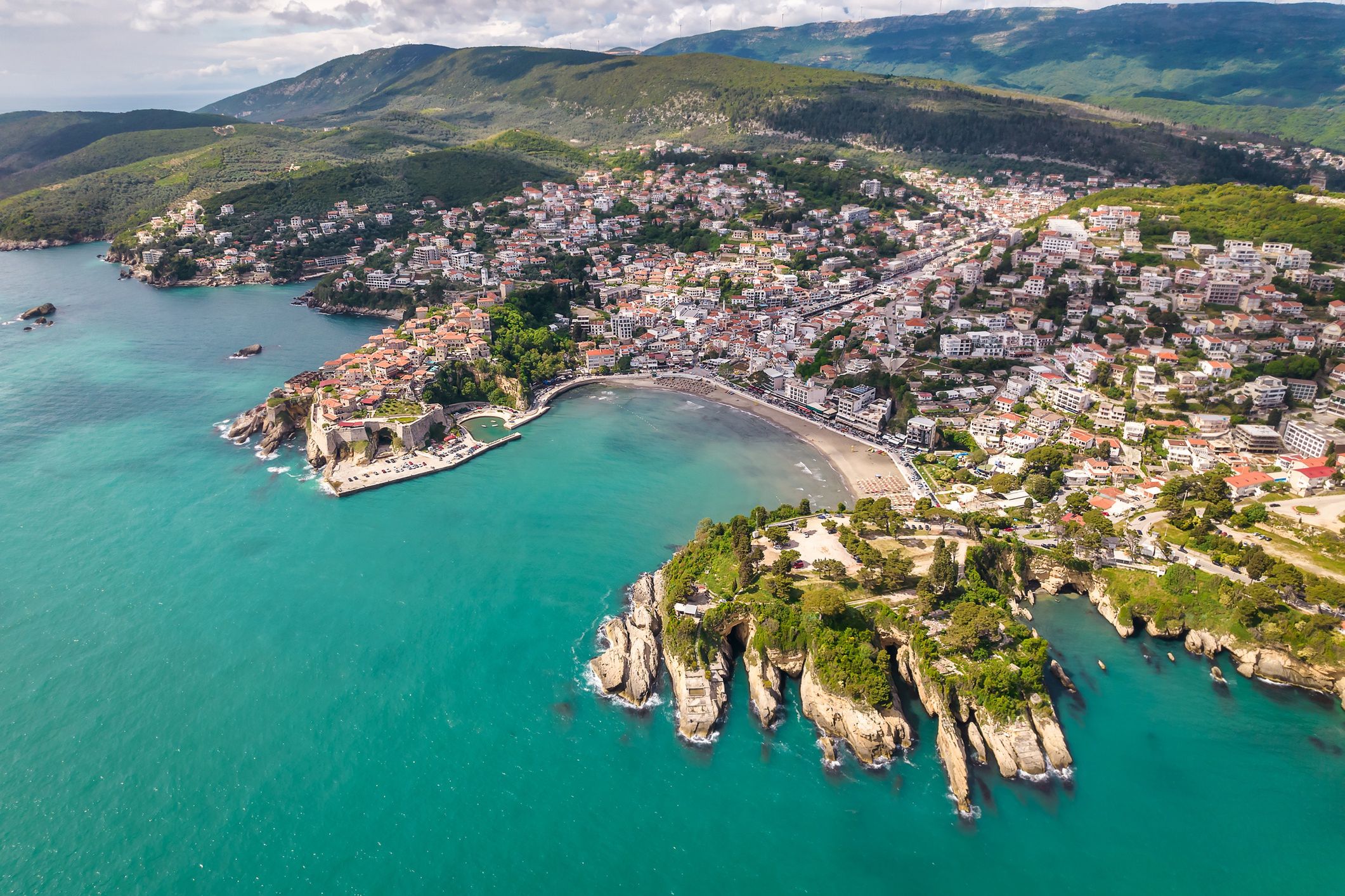 Ulcinj z lotu ptaka