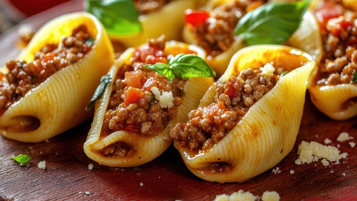 Faszerowane muszle polecają się na obiad we włoskim stylu