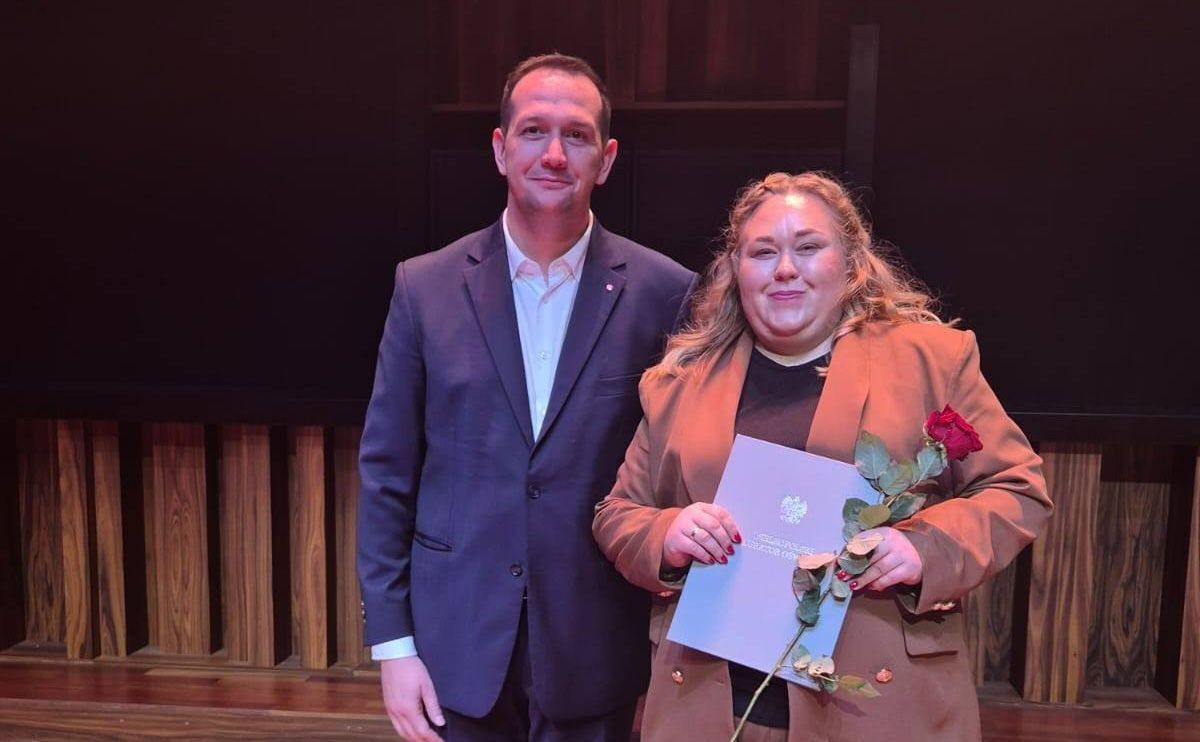 Patrycja Lembicz z nagrodą Wielkopolskiego Kuratora Oświaty