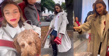 Julia Wieniawa skrytykowana za "rewię mody" podczas wyprawy do lokalu wyborczego: "GWIAZDECZKA poszła na wybory". Odpowiedziała
