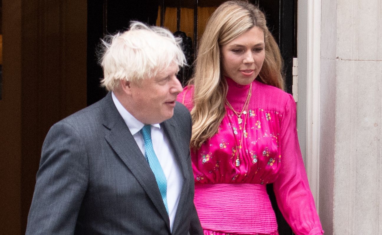 Boris Johnson i jego trzecia żona Carrie Symonds
