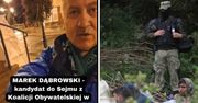 Kandydat KO nagrany w Białymstoku. "Też rzucałbym kamieniami w Straż Graniczną"