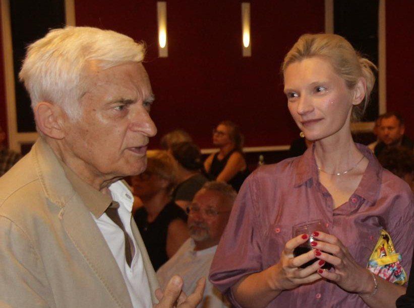Jerzy Buzek z córką Agatą