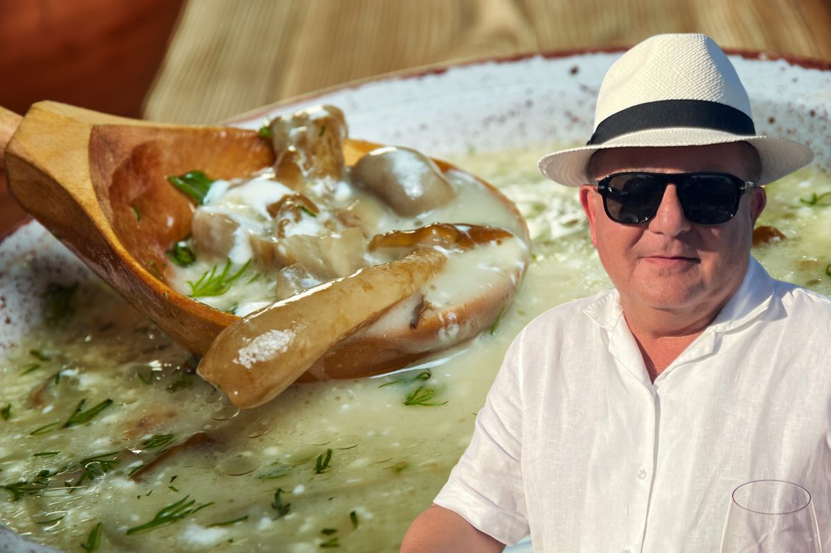 Robert Makłowicz pokazał, jak powstaje idealna zupa grzybowa
