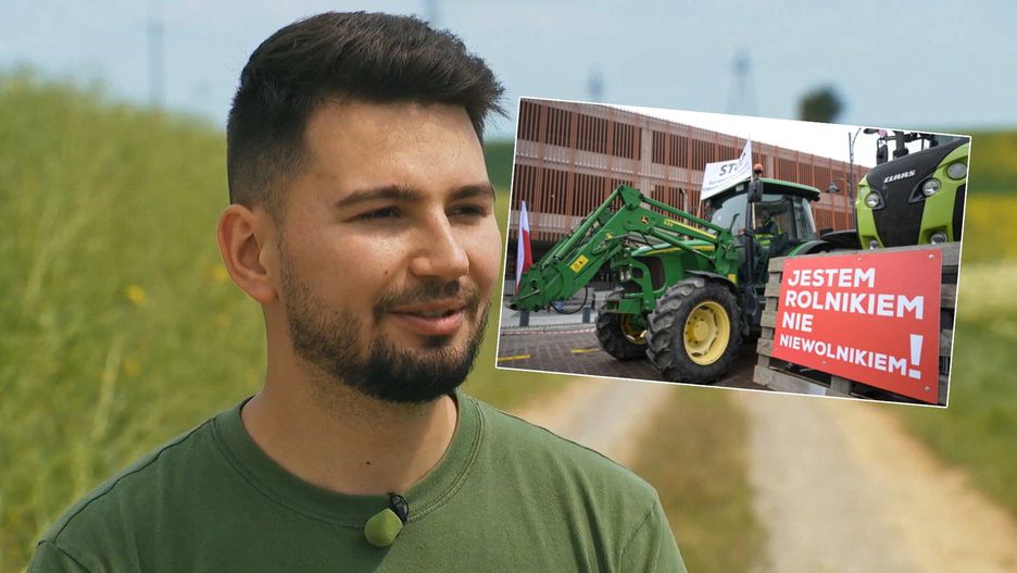 Tomasz Klimkowski z "Rolnik szuka żony" popiera protest rolników