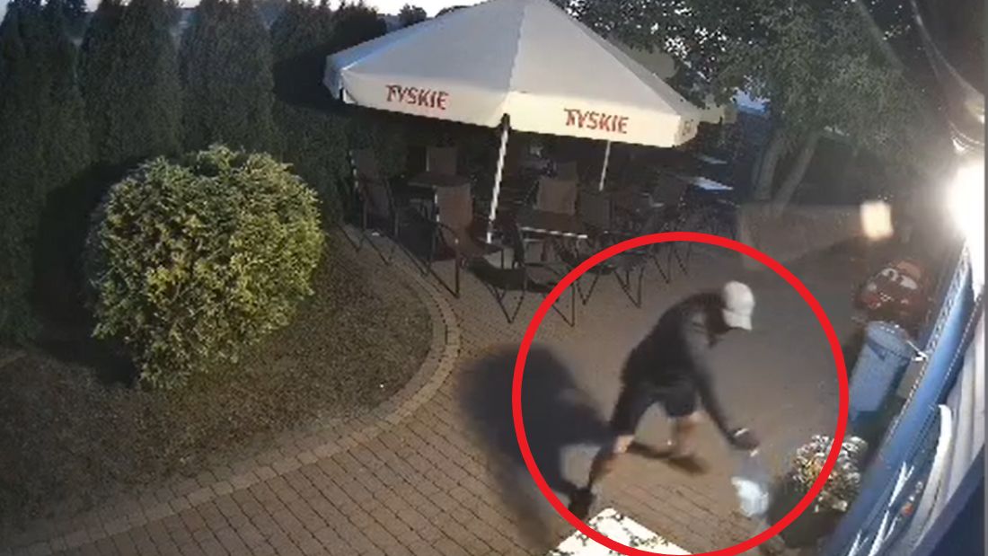 Czy podpalacz wiedział, że jest nagrywany?