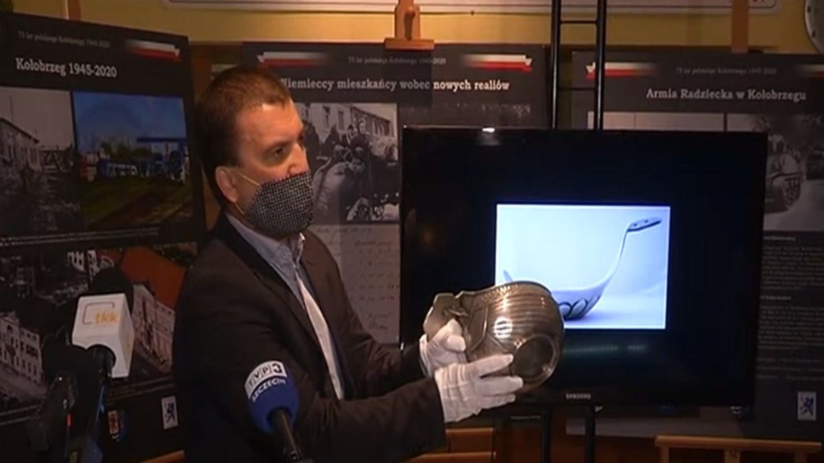 Czara została zaprezentowana na konferencji w Muzeum Oręża Polskiego w Kołobrzegu
