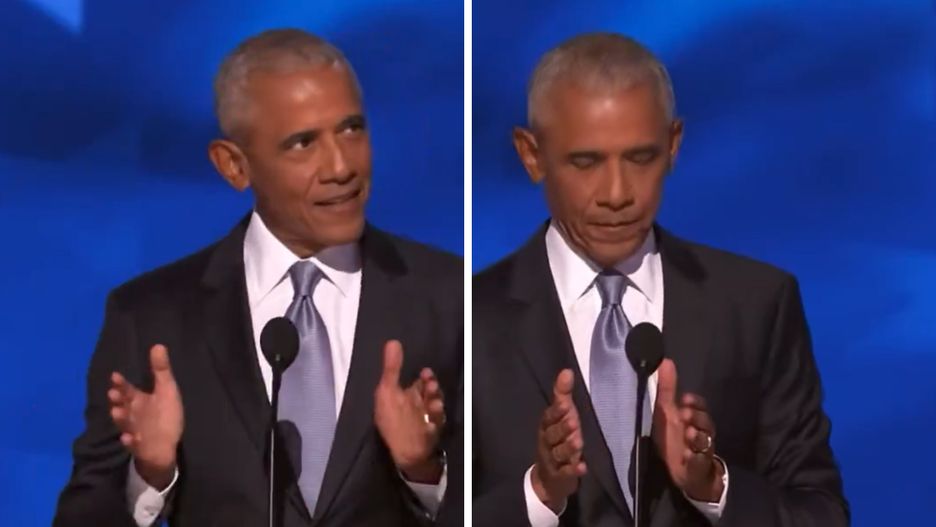 Barack Obama zakpił z Donalda Trumpa