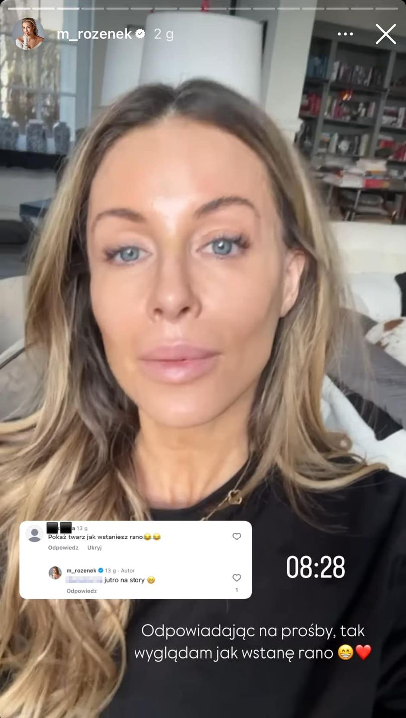 Małgorzata Rozenek odpowiada na uwagi internautów