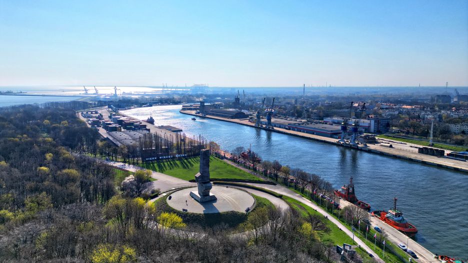 Widok na Westerplatte