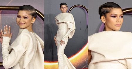 Zendaya olśniewa w awangardowej kreacji na premierze "Diuny" (ZDJĘCIA)