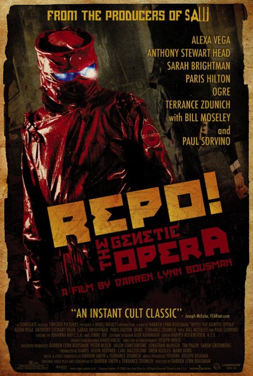 An Instant Cult Classic? Ostateczny plakat Repo! The Genetic Opera 2
