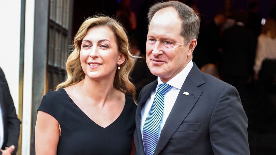 Ambasador USA z partnerką