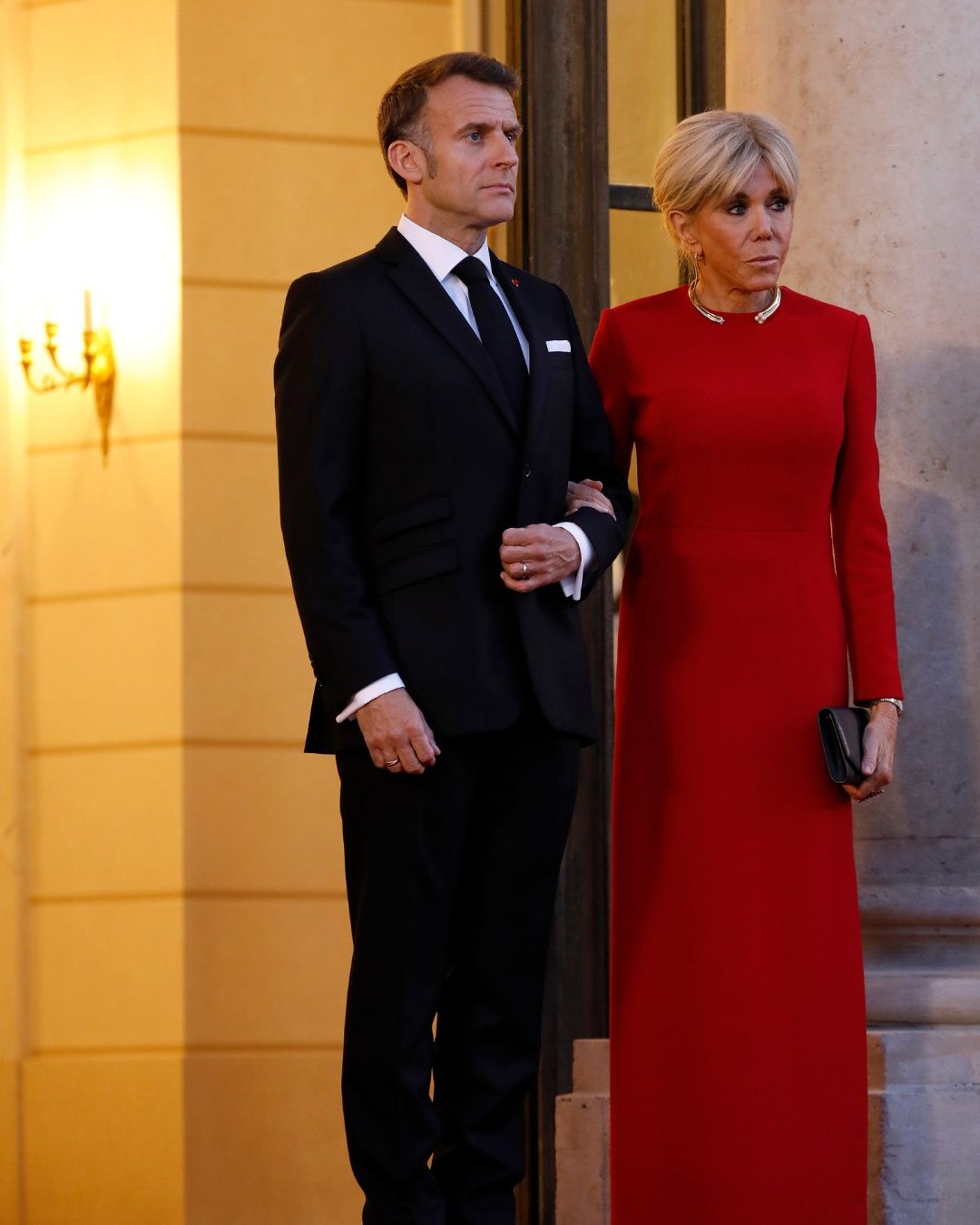Emmanuel Macron z Brigitte Macron