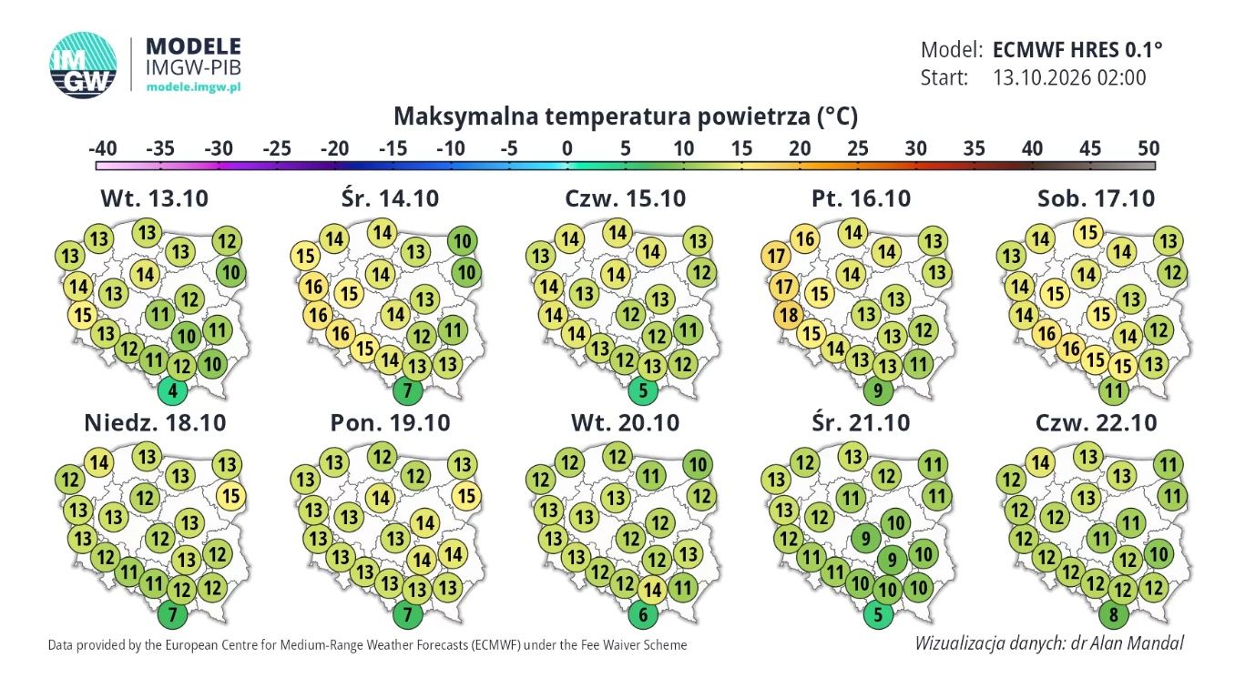 Maksymalna temperatura powietrza