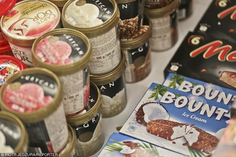 Komornik w Lidlu. Grycan zarzuca sieci kopiowanie opakowań lodów