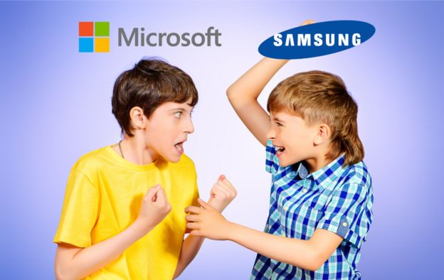 Microsoft będzie walczył w sądzie z... Samsungiem