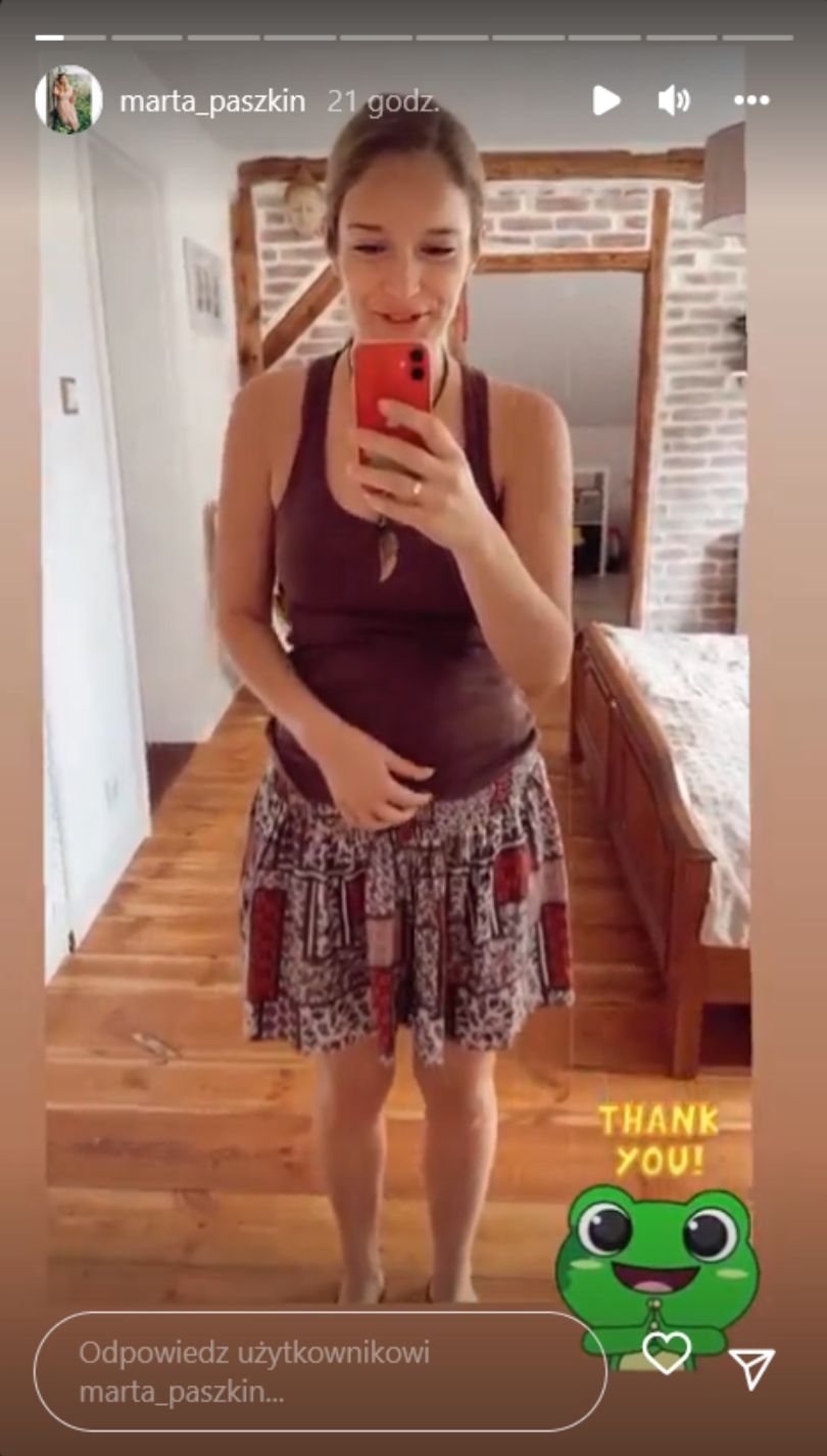 Marta Paszkin prezentuje figurę po ciąży