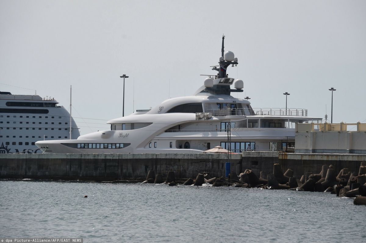 Jacht "Graceful", zwany obecnie "Kosatka", należący do Władimira Putina