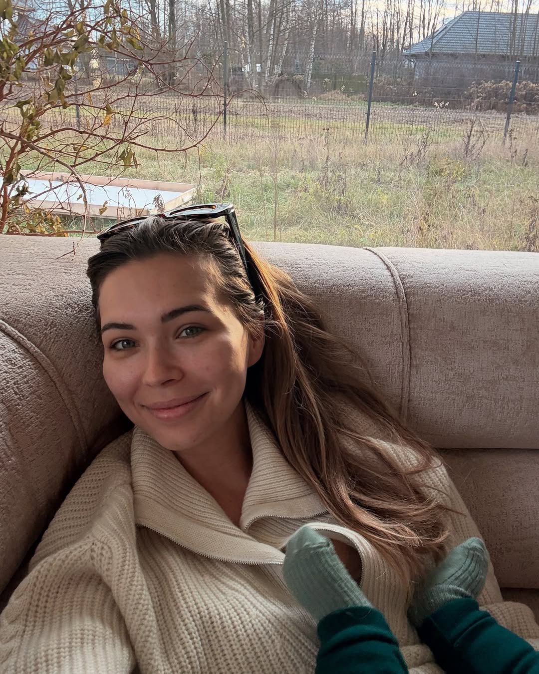 Sandra Kubicka, fotka z nowego domu