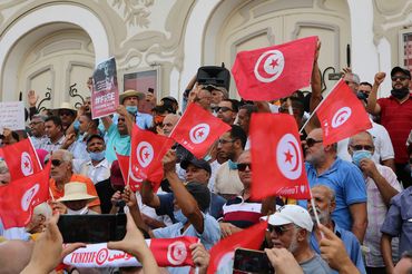 protesty w Tunezji