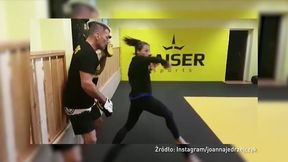 #dziejesiewsporcie: Łokcie z piekła rodem. Tak trenuje Joanna Jędrzejczyk