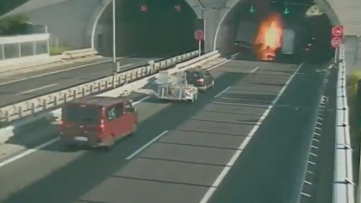 Koszmar w tunelu na słoweńskiej autostradzie. Temperatura wzrosła do tysiąca stopni