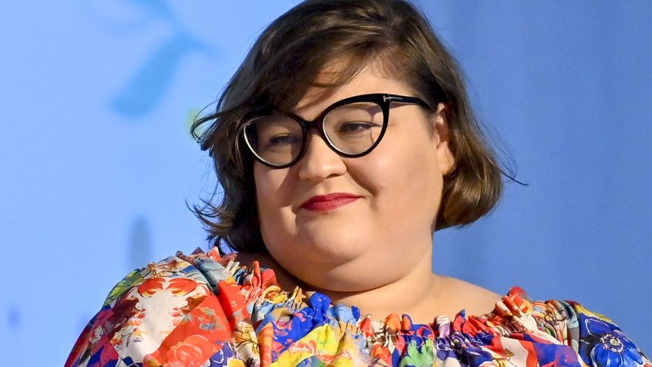 Dominika Gwit na spotkaniu autorskim