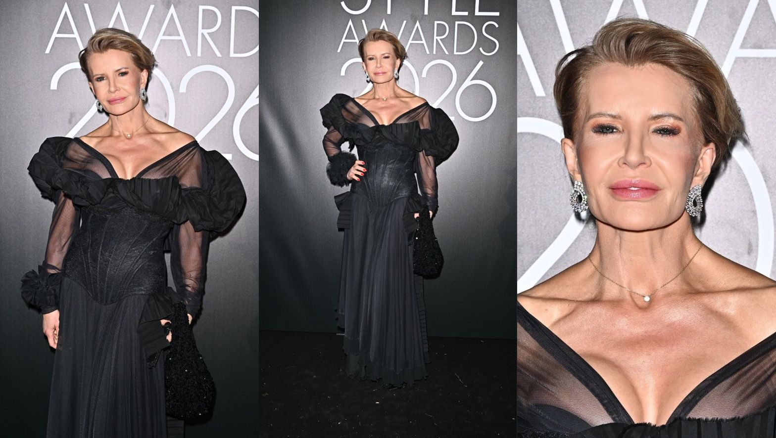 Joanna Racewicz walczy o uwagę na Elle Style Awards