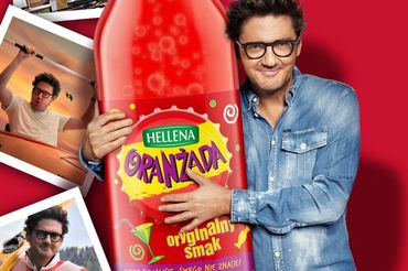 Kuba Wojewódzki od lat reklamuje Oranżadę Hellena