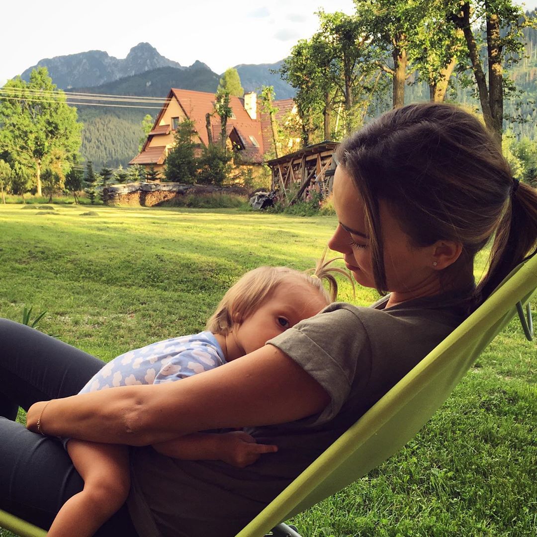 Paulina Krupińska z córką