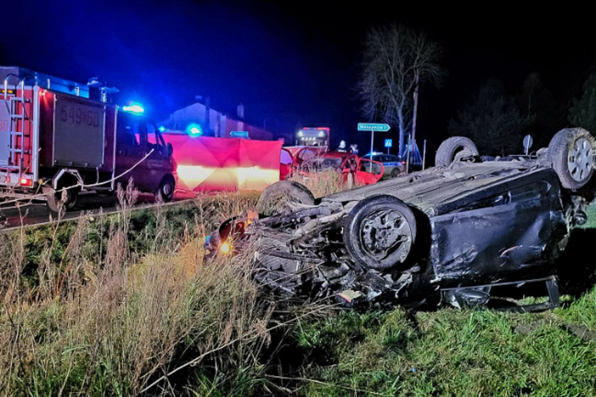  Tragiczny wypadek koło Tomaszowa Mazowieckiego. Zginęła jedna osoba