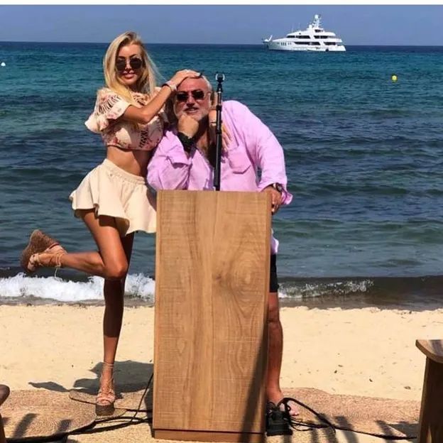 Julia Dybowska i Robert Tchenguiz