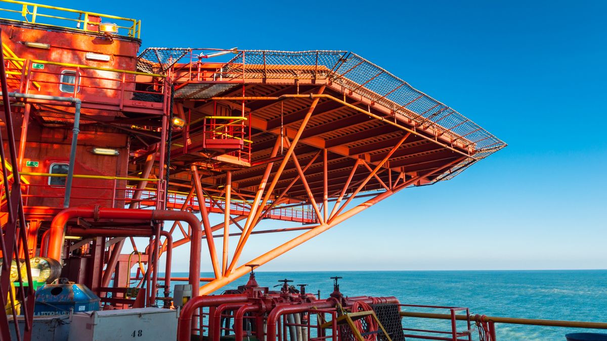 Platforma wiertnicza, zdjęcie ilustracyjne