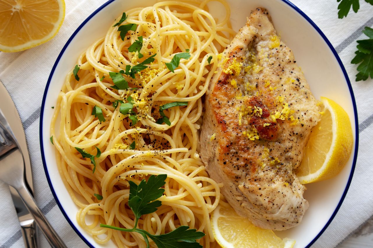 Lemon Pepper Chicken Pasta