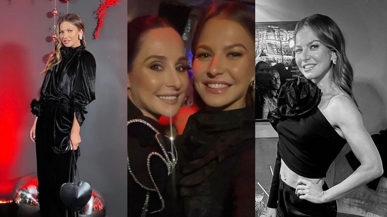 Anna Lewandowska na urodzinach dermatolożki