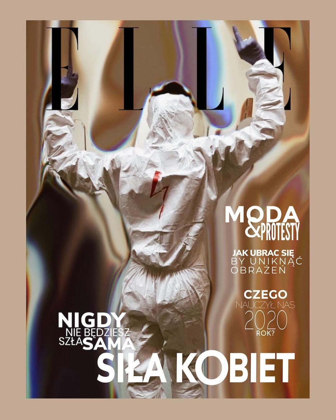ELLE – Siła kobiet. Okładka autorstwa Matyldy Damięckiej