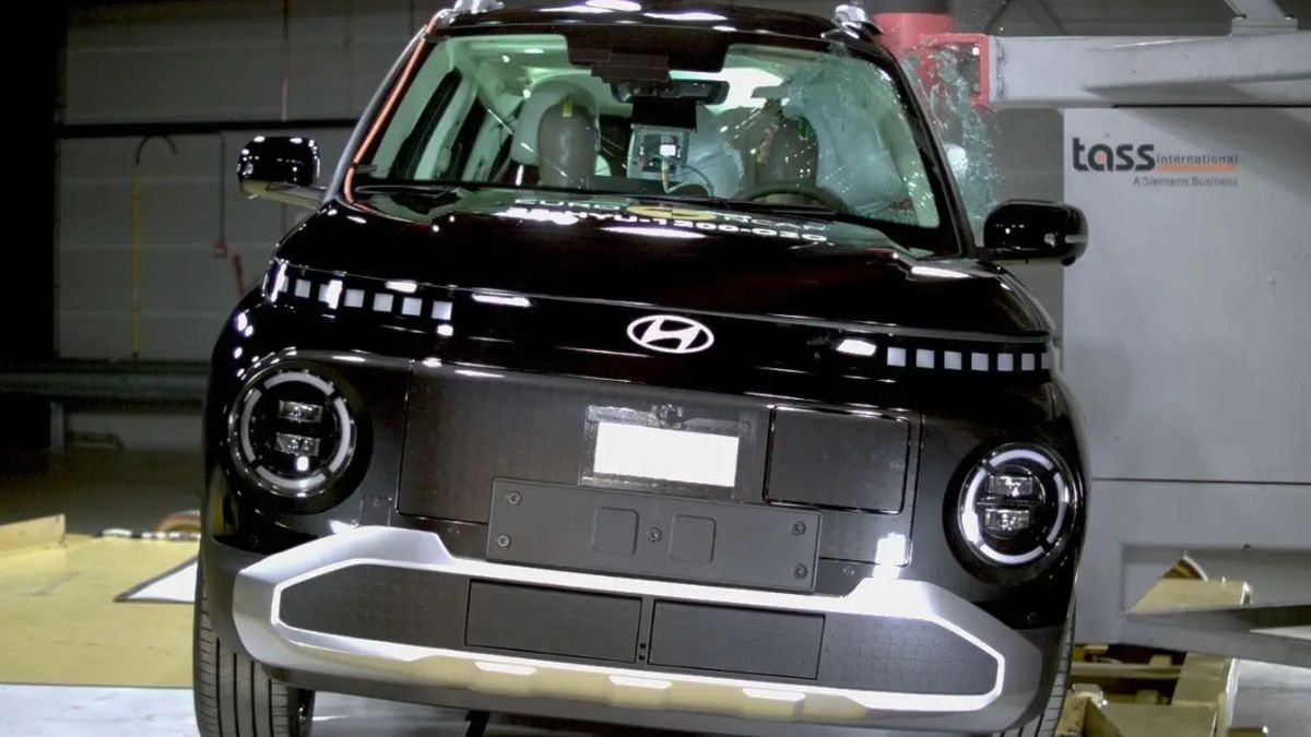 Hyundai Inster w teście zderzeniowym