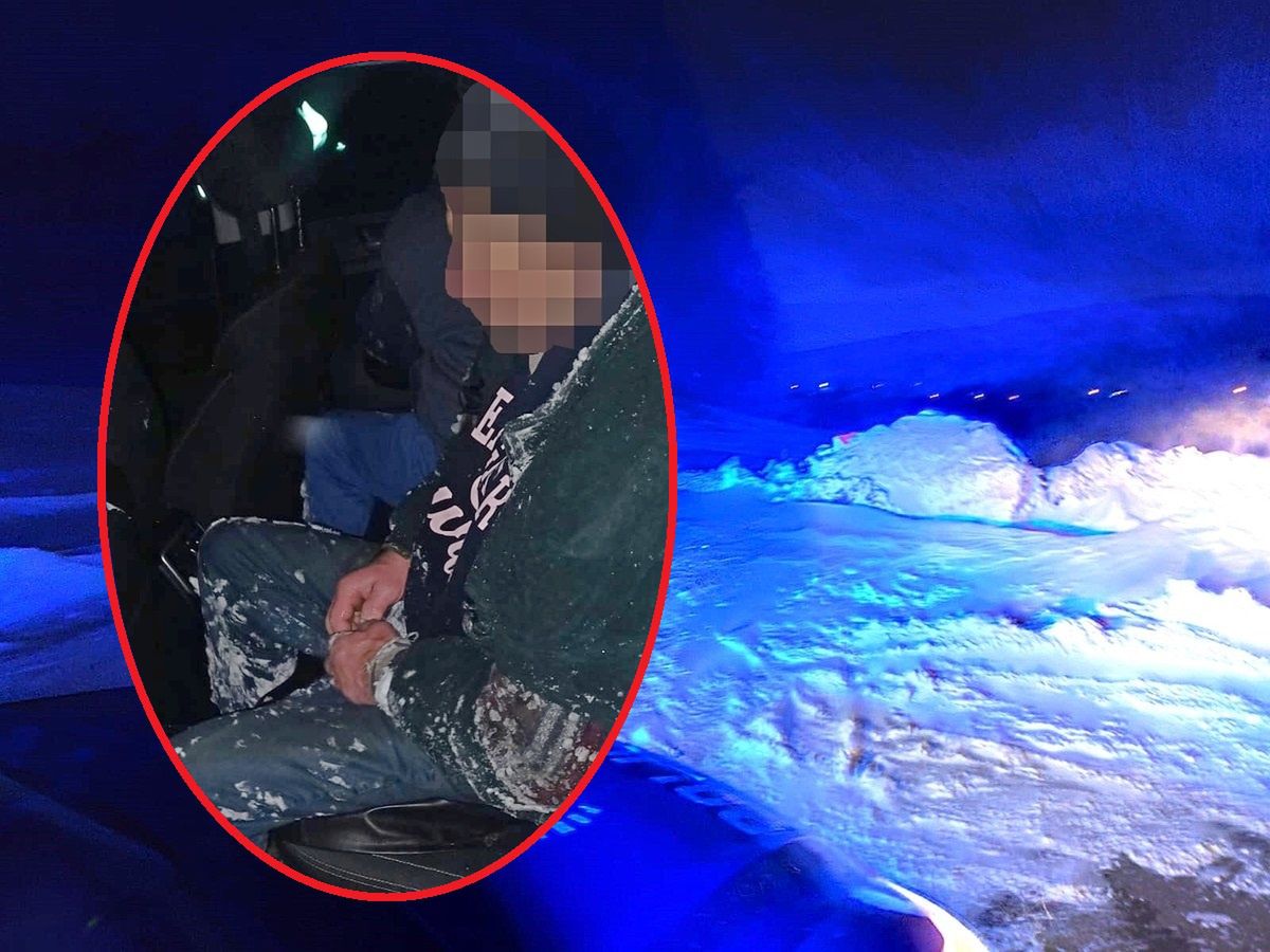 Nowy Żmigród: Leżał w zaspie śniegu, nie miał czucia w rękach i nogach. Pomoc przyszła w ostatniej chwili