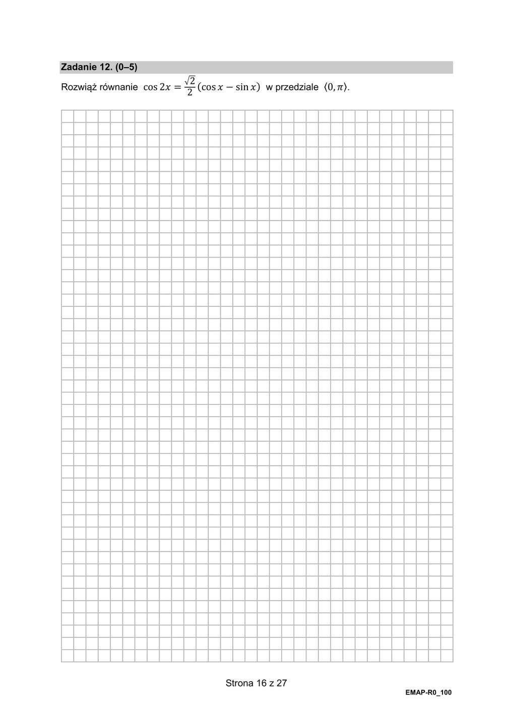 Matura 2021 z matematyki. Poziom rozszerzony