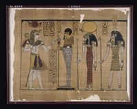 Najdłuższy papirus z egipskiej Księgi umarłych na wystawie